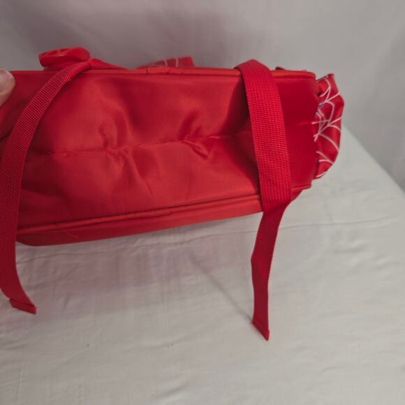 Kids Red 14.5" Tall Back to School Backpack & Matching Insulated Lunch Box New - Picture 6 of 10